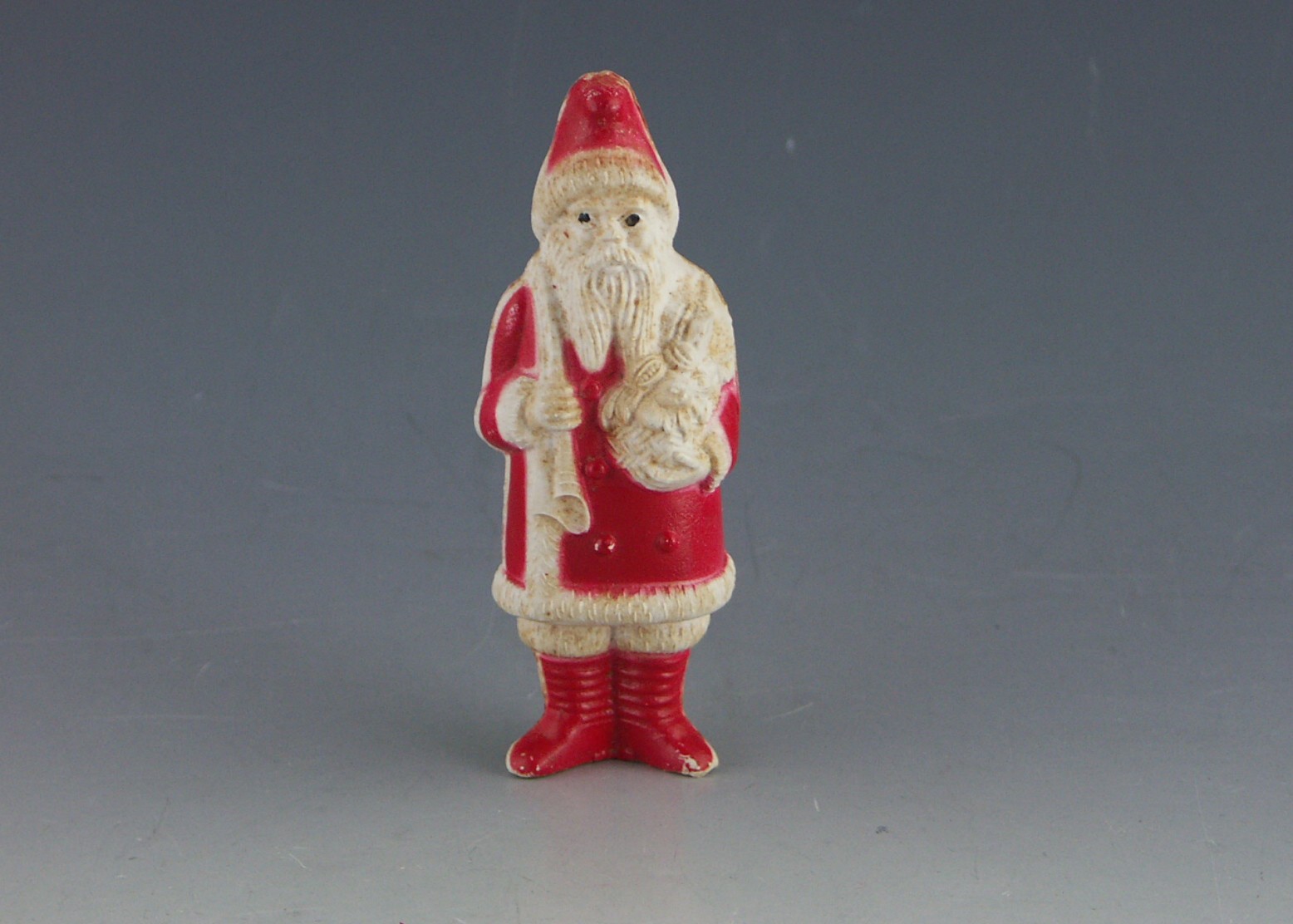 Circa Early 1900's Celluloid Santa Figure