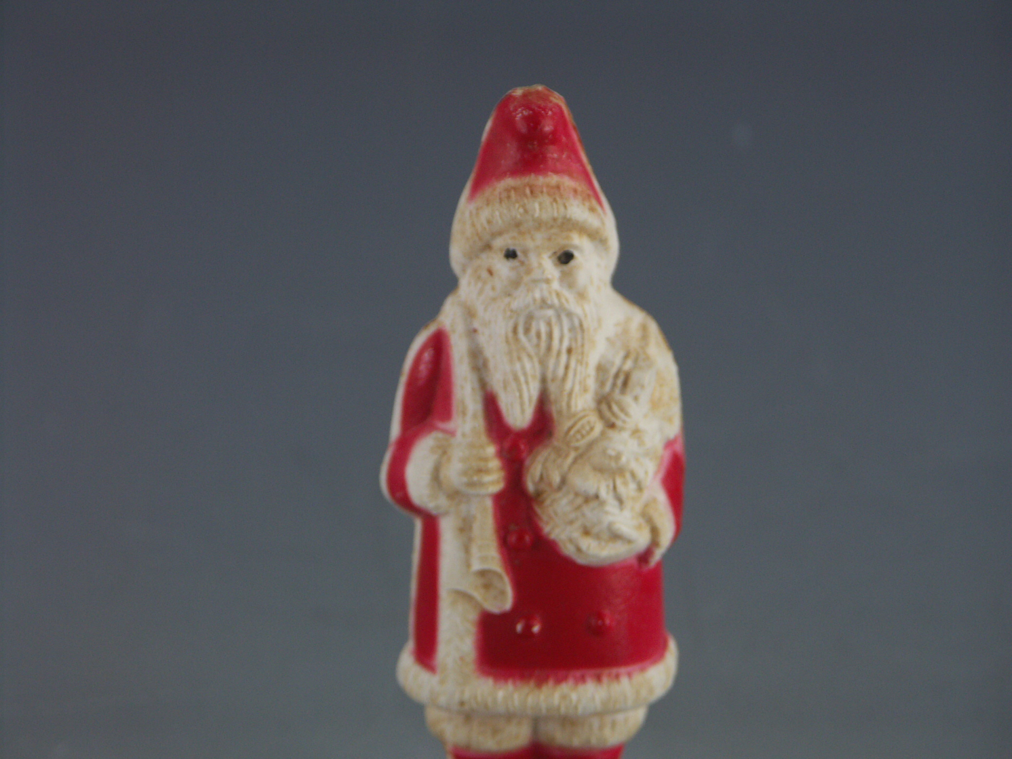Circa Early 1900's Celluloid Santa Figure