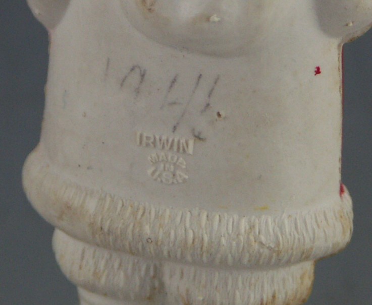 Circa Early 1900's Celluloid Santa Figure