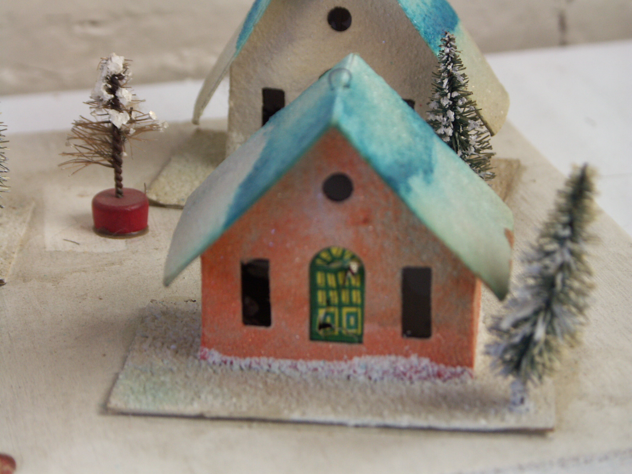 1950's Putz Houses Display