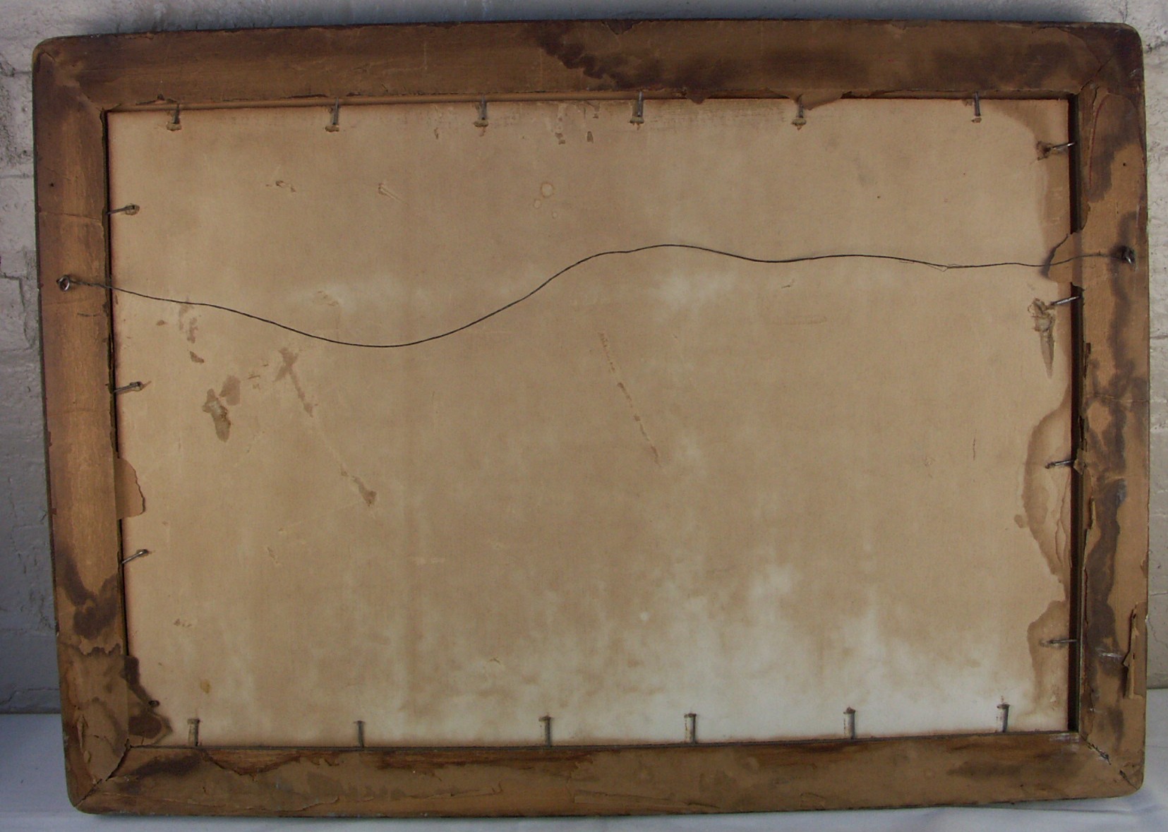 Vintage Borin Vivitone Giclee Print on Board