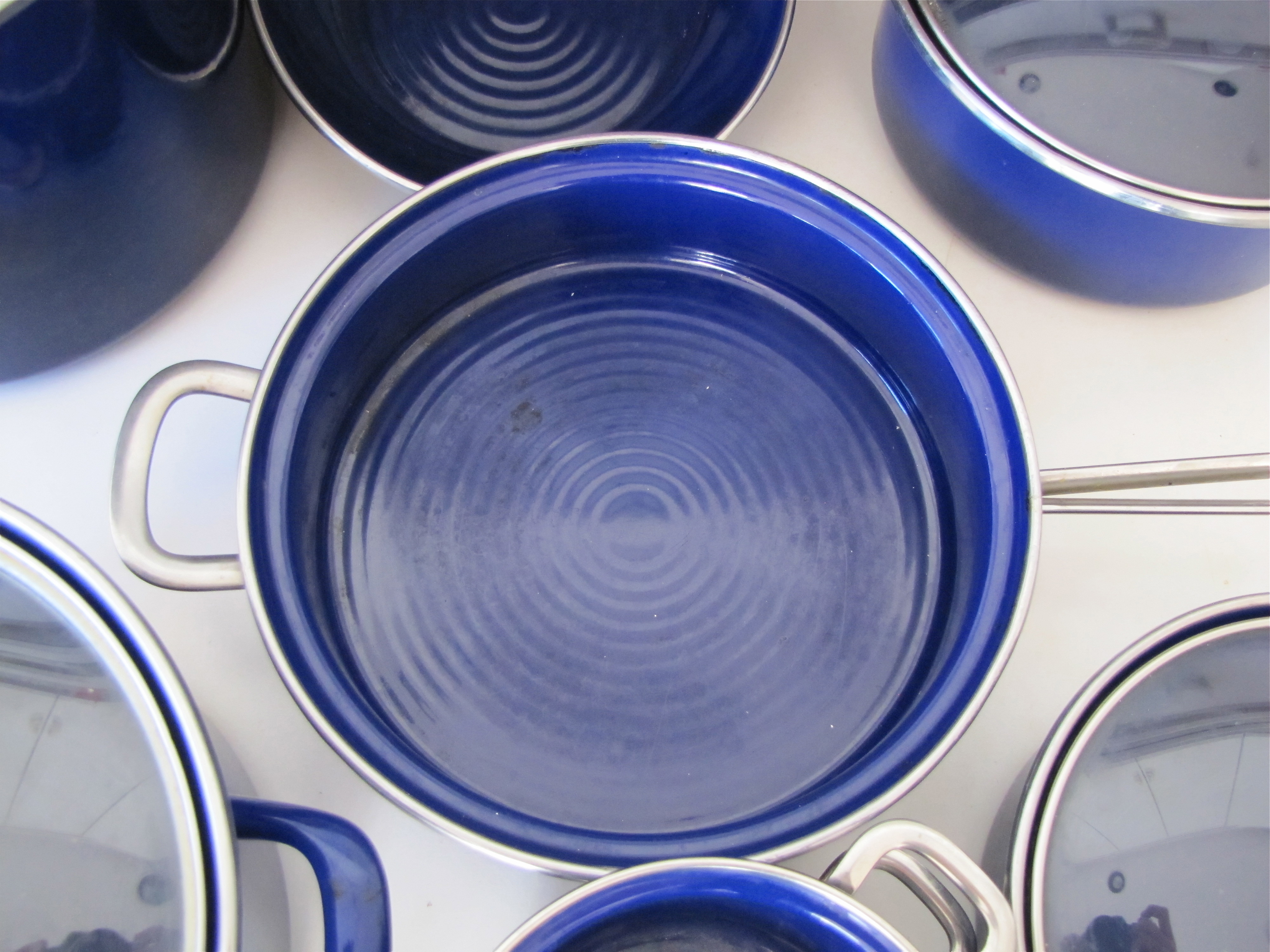 Chantal Cookware 12 Piece Set - Cobalt Blue