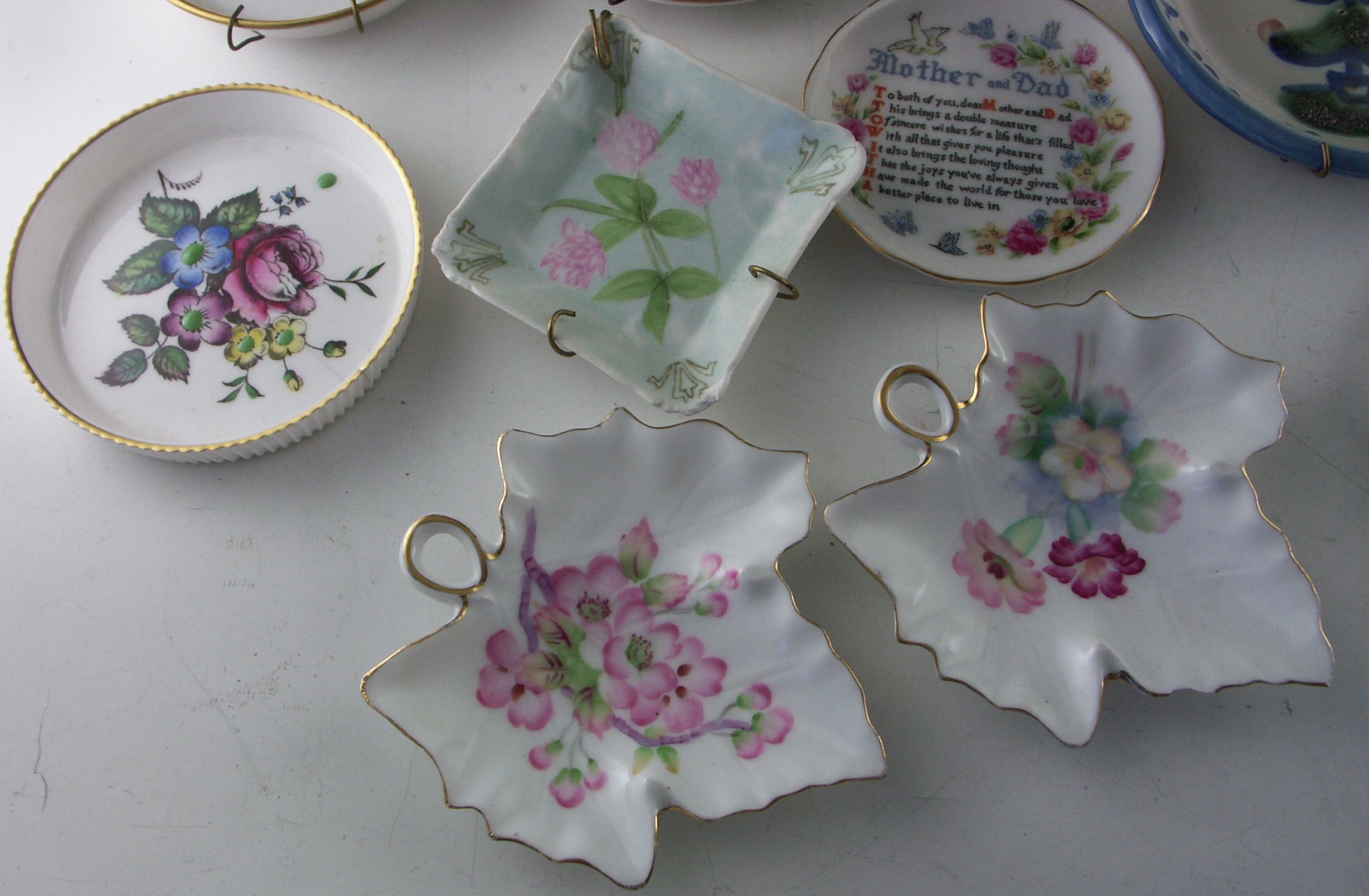 Shelf Lot of Vintage Small Porcelains