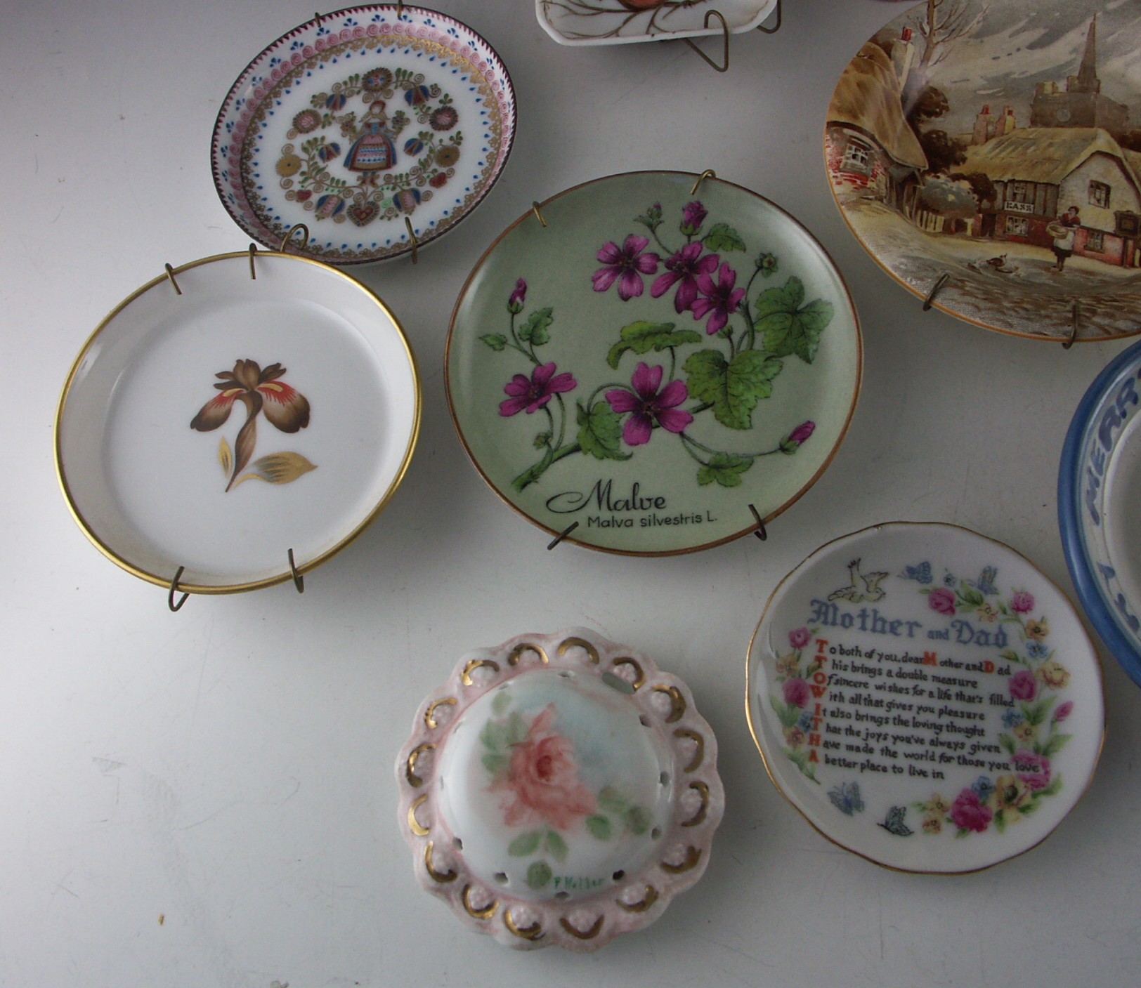 Shelf Lot of Vintage Small Porcelains