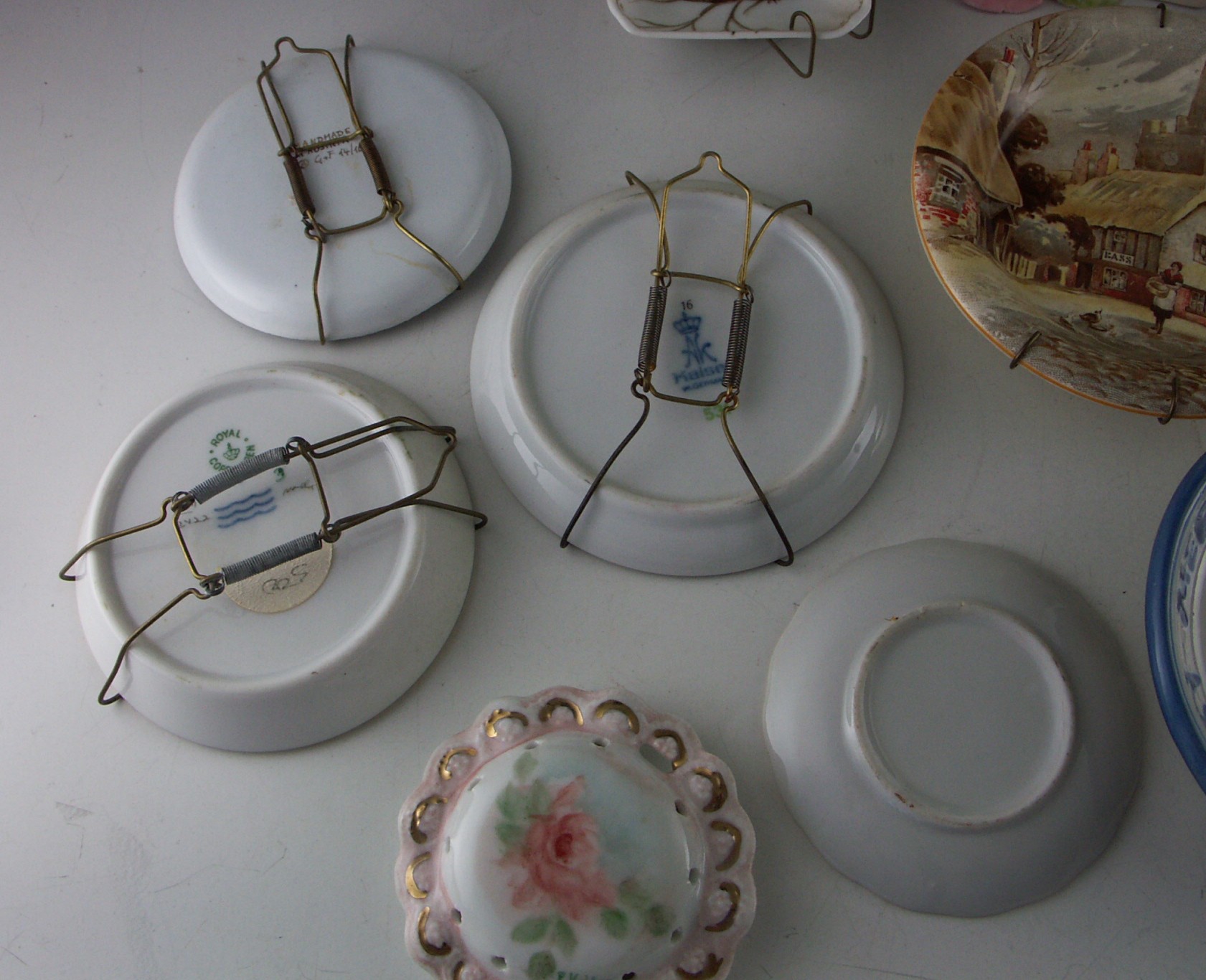 Shelf Lot of Vintage Small Porcelains