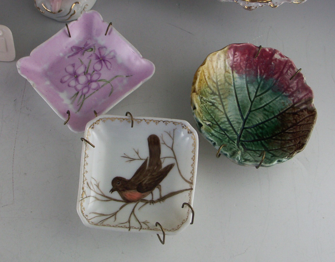 Shelf Lot of Vintage Small Porcelains