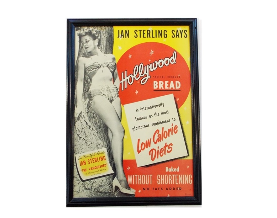 Fabulous Vintage Jan Sterling Diet Poster