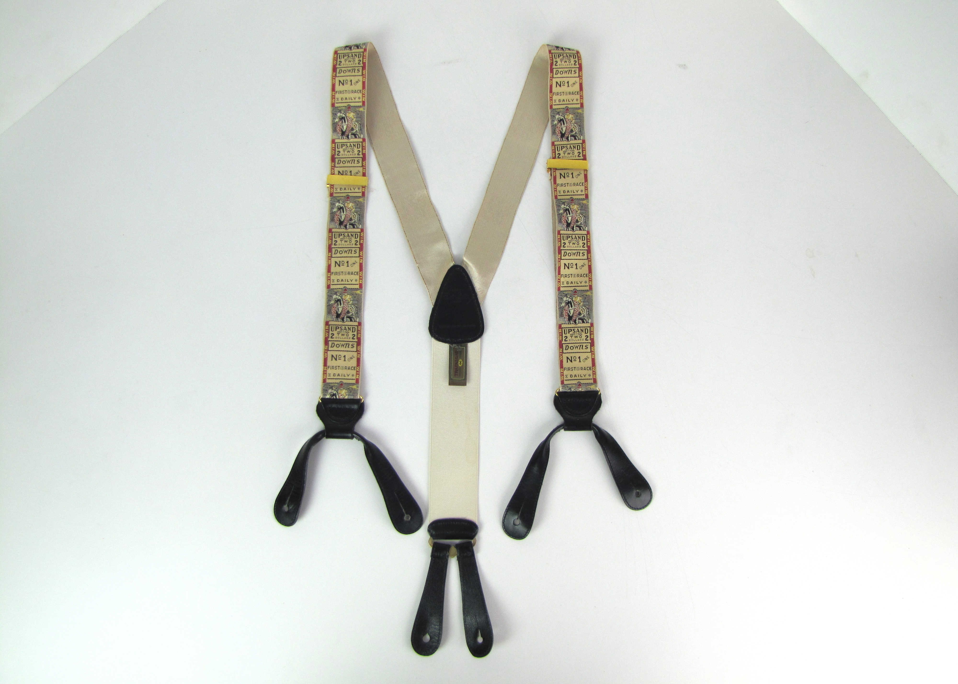 Designer Trafalgar Limited Edition Horse Racing Themed Braces/Suspenders
