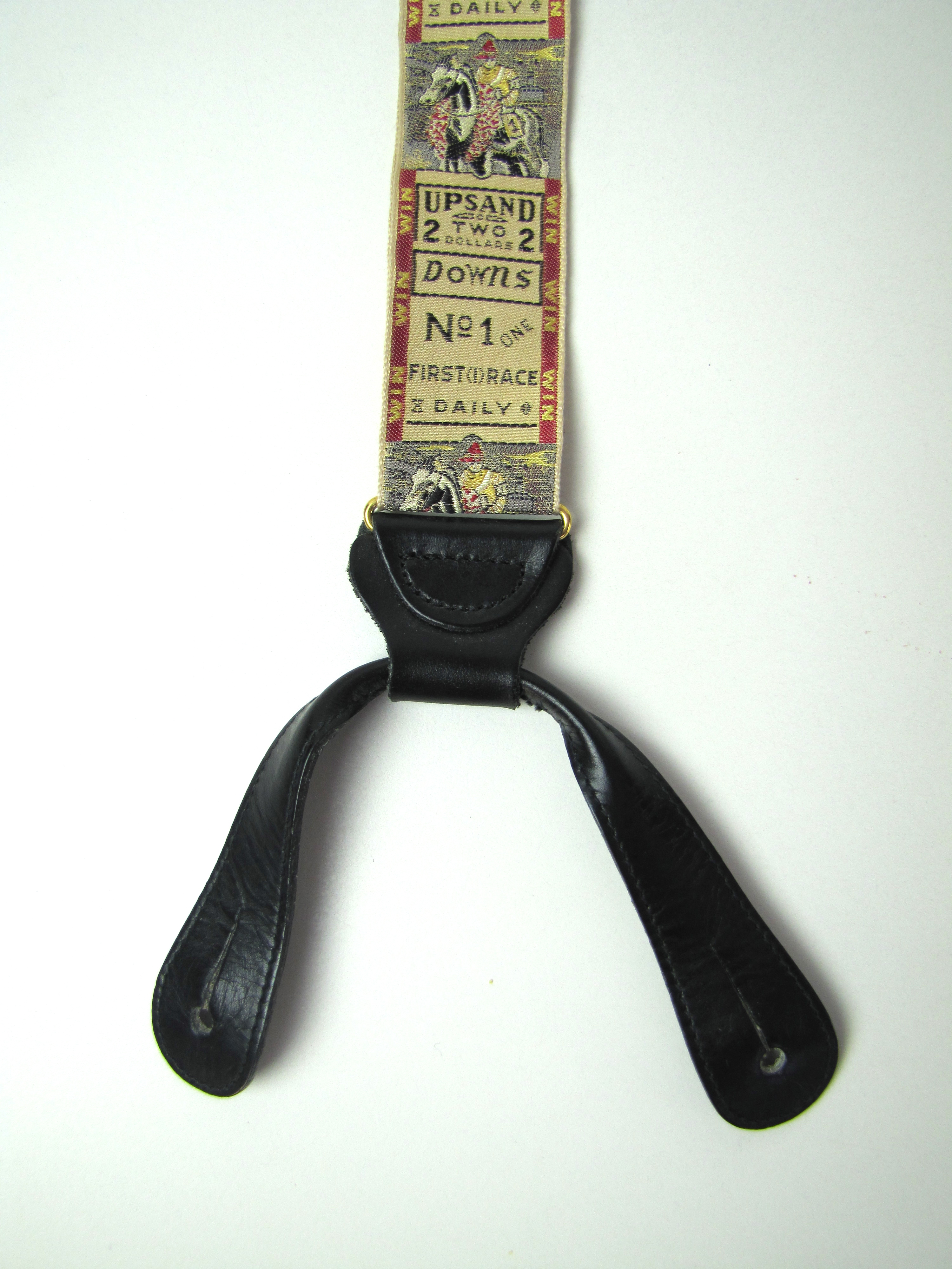 Designer Trafalgar Limited Edition Horse Racing Themed Braces/Suspenders