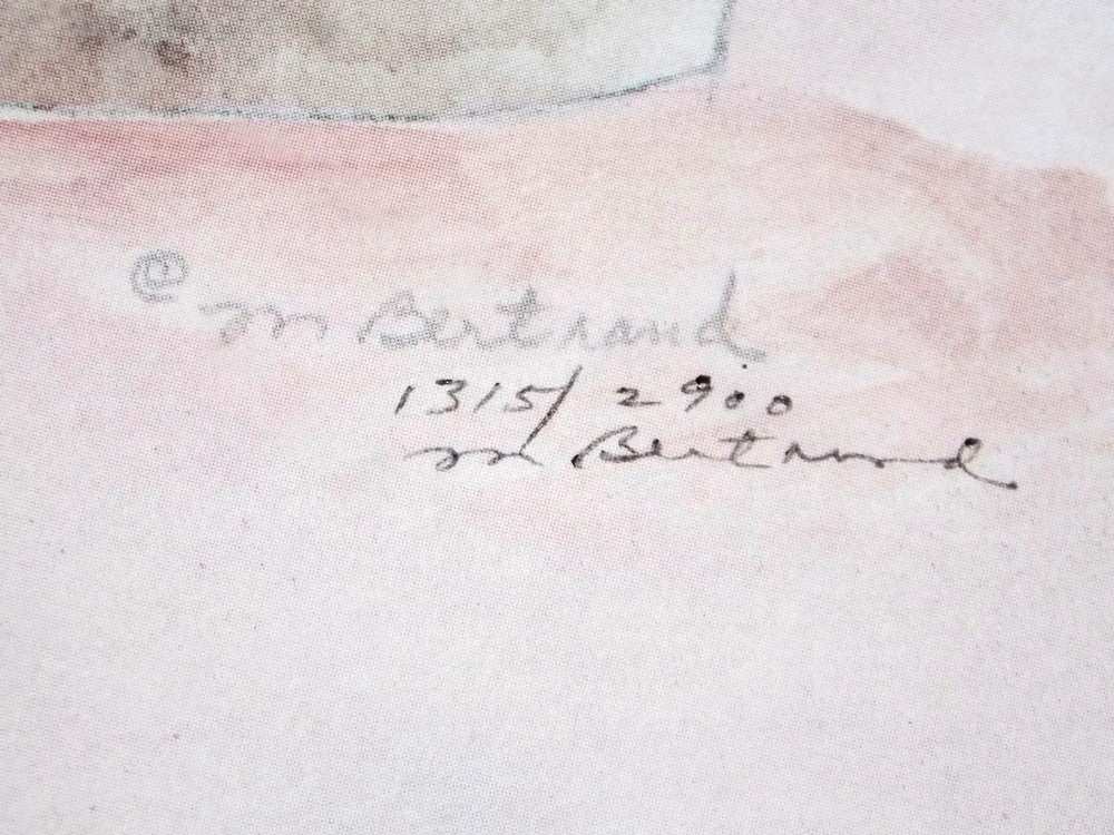 Signed and Numbered Mary Vincent Bertrand Print