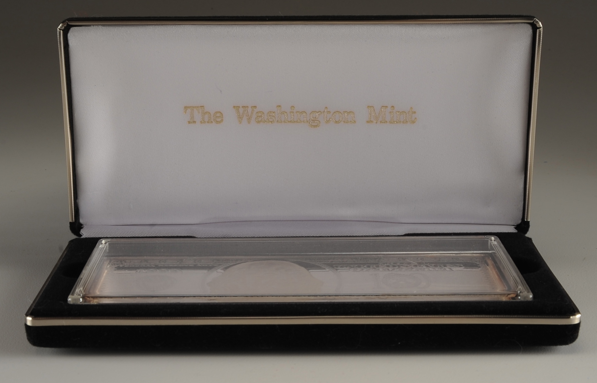 1999 $100 silver proof from the Washington Mint.