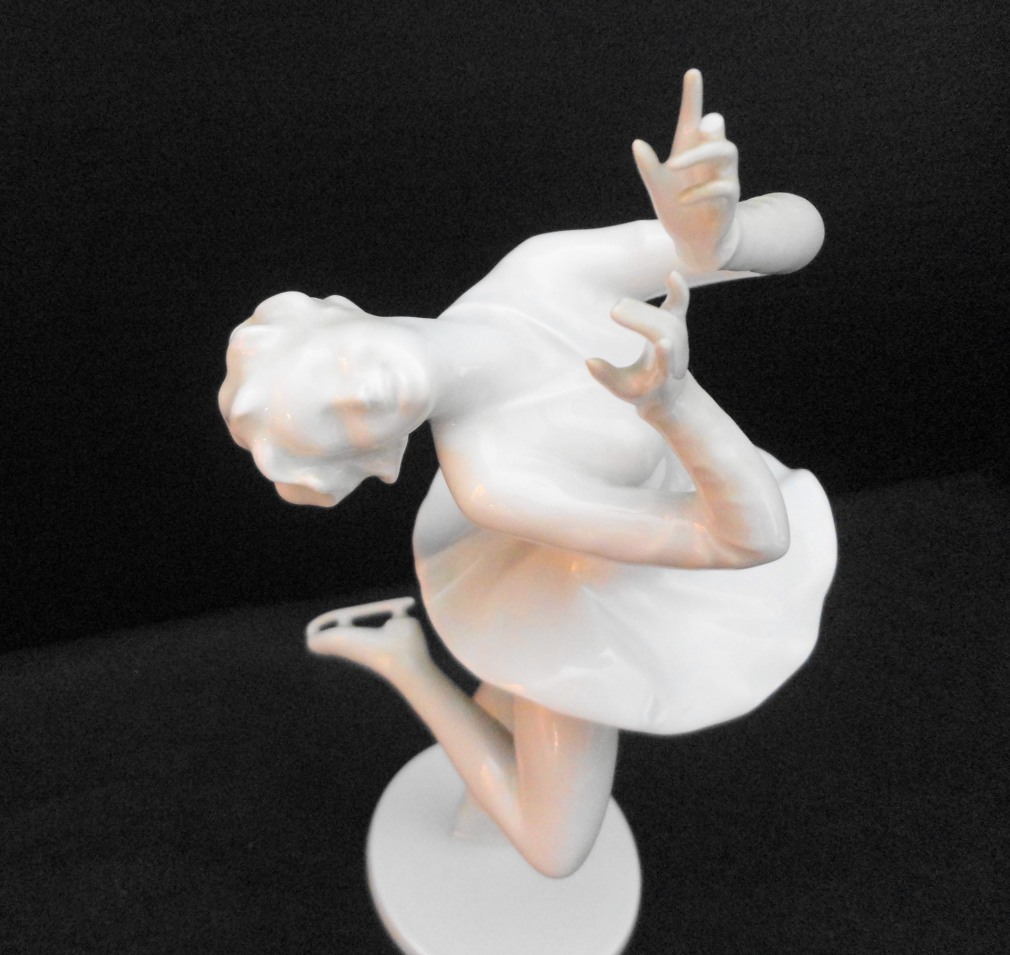 Alka Kunst Porcelain Skater Figurine