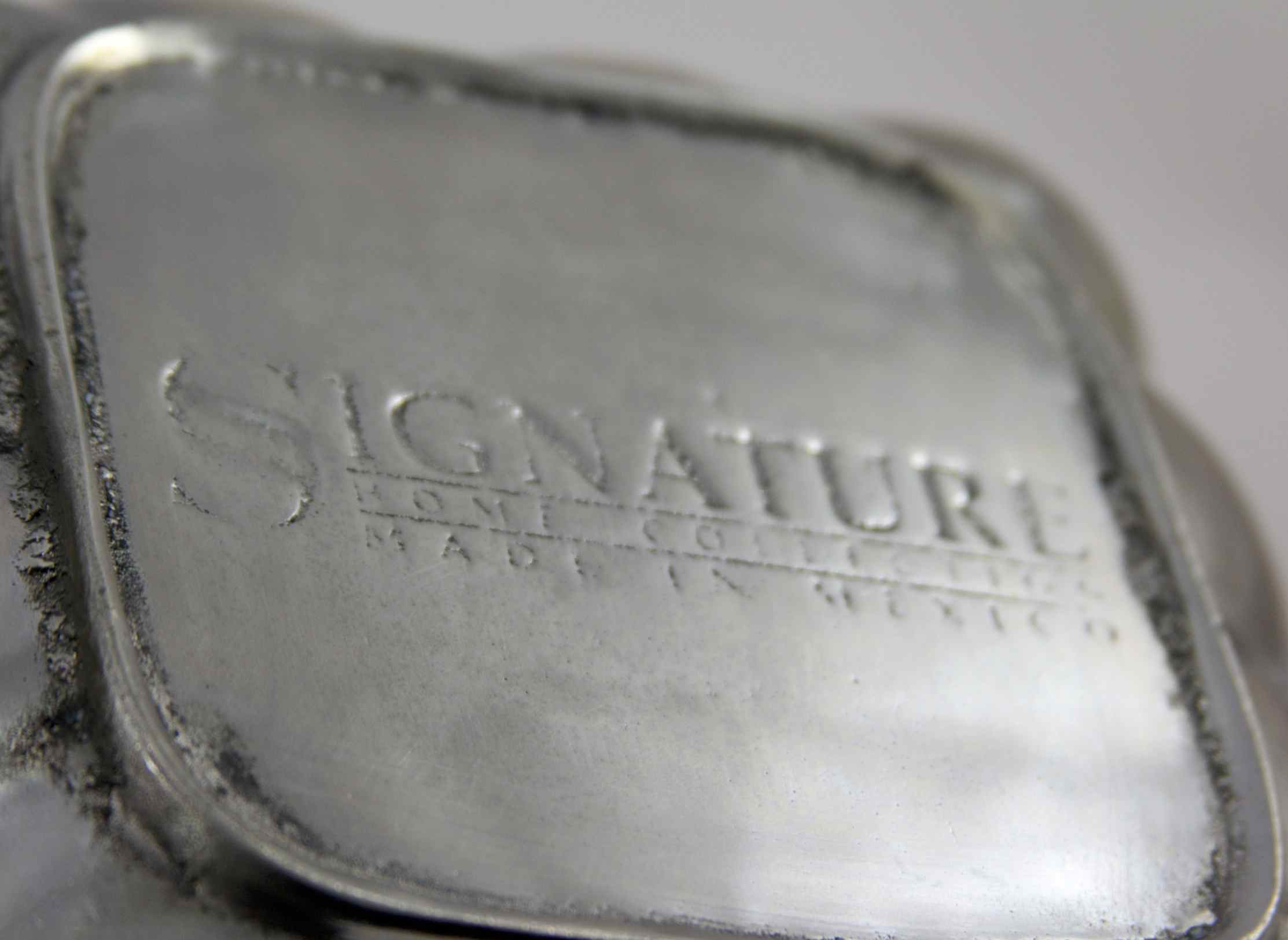 Two Decorative Aluminum Bowls 