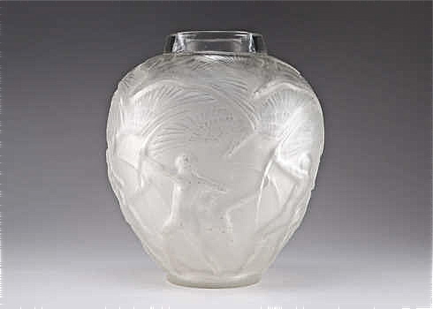 Lalique Archer Vase