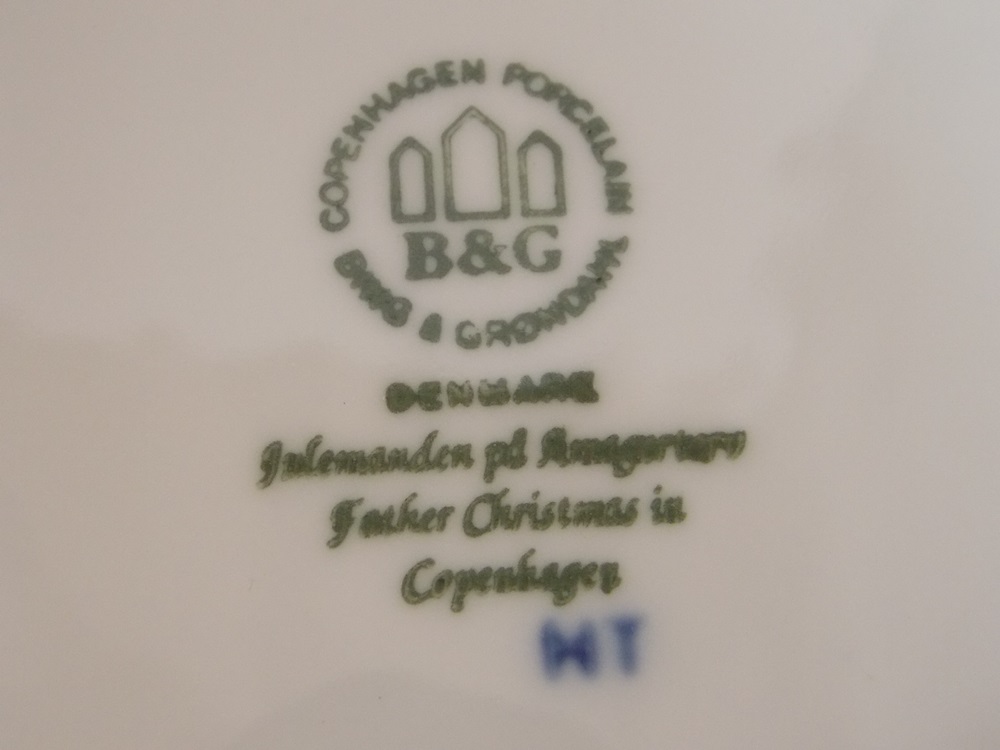 Nine Bing and Grondahl Christmas Plates