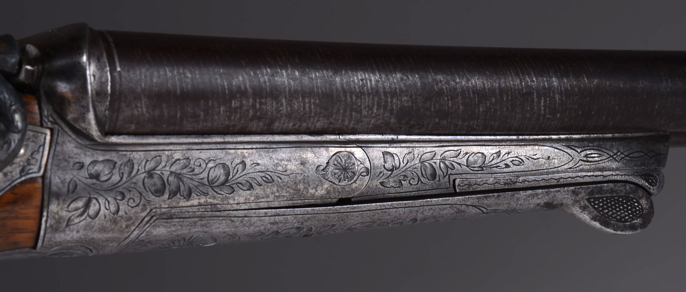 Antique Pinfire Double Barrel Shotgun