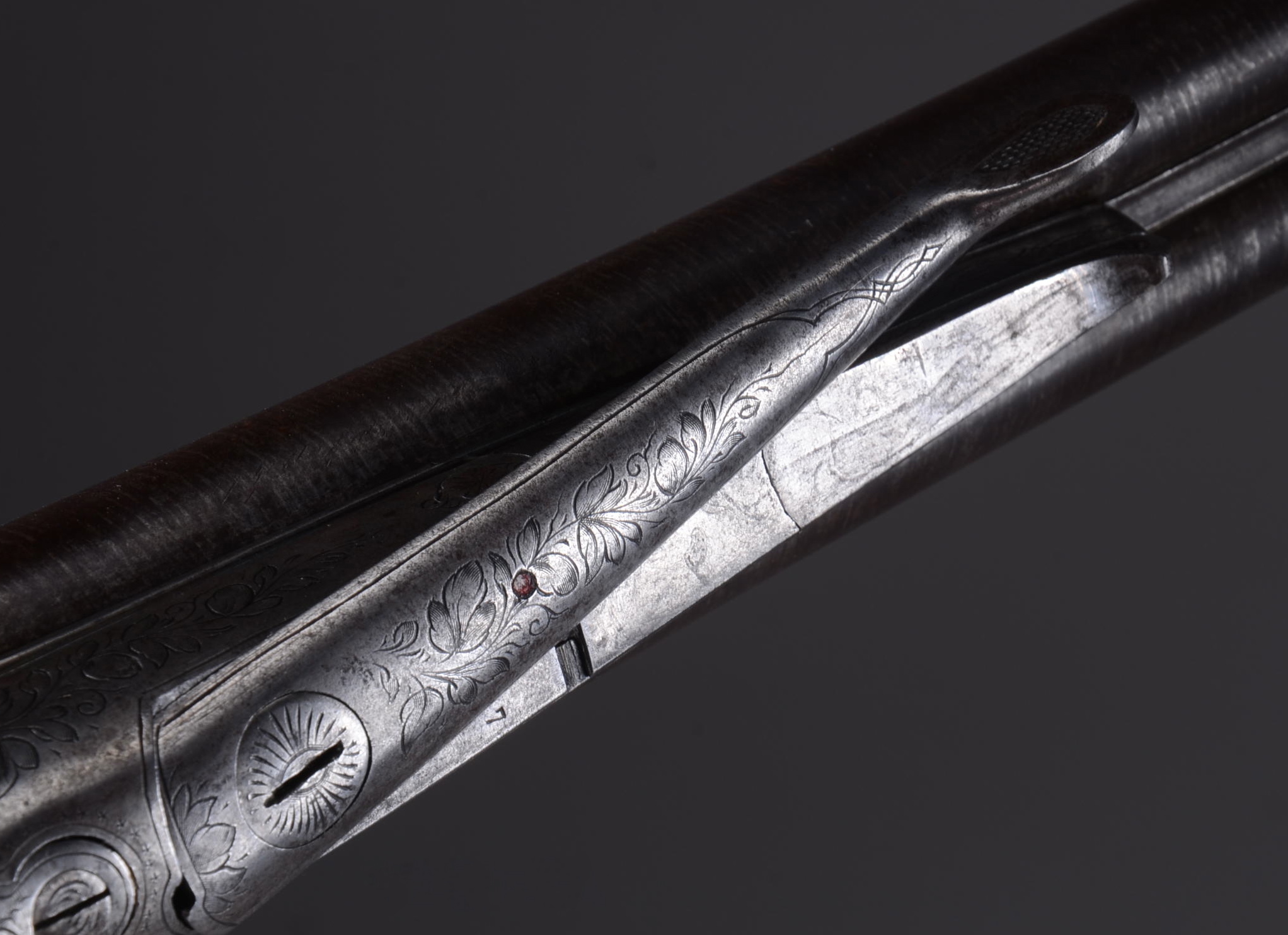 Antique Pinfire Double Barrel Shotgun