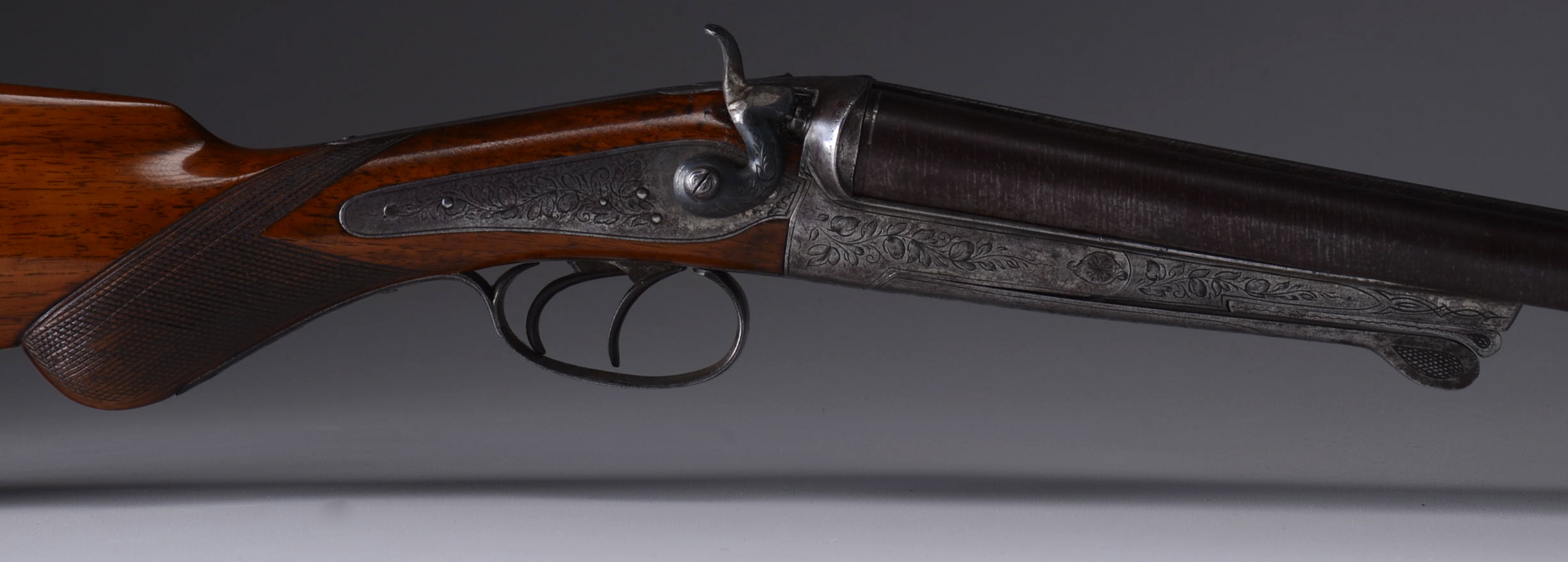 Antique Pinfire Double Barrel Shotgun