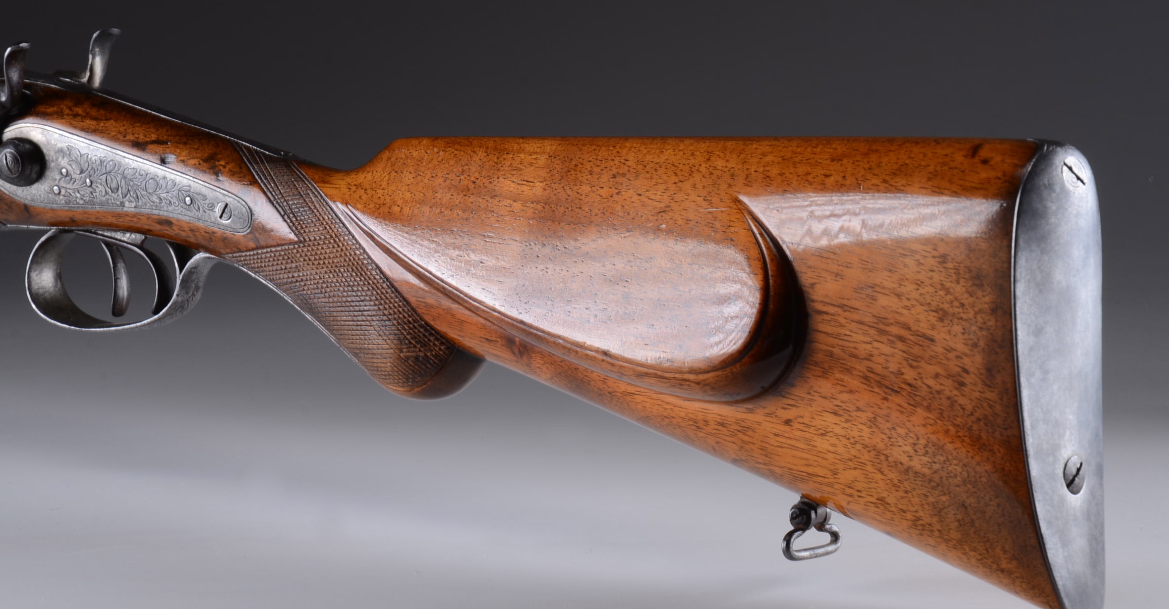 Antique Pinfire Double Barrel Shotgun