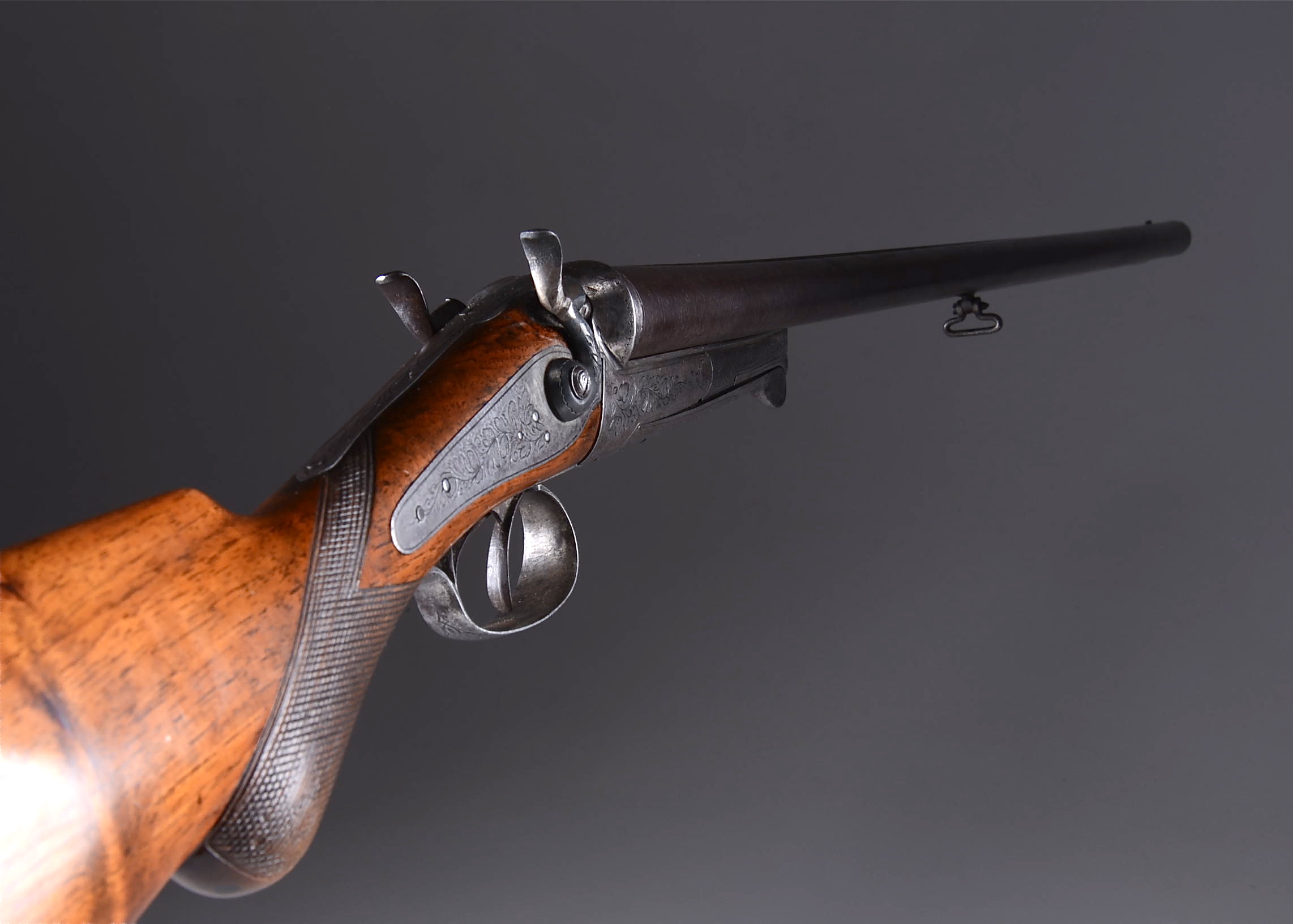 Antique Pinfire Double Barrel Shotgun