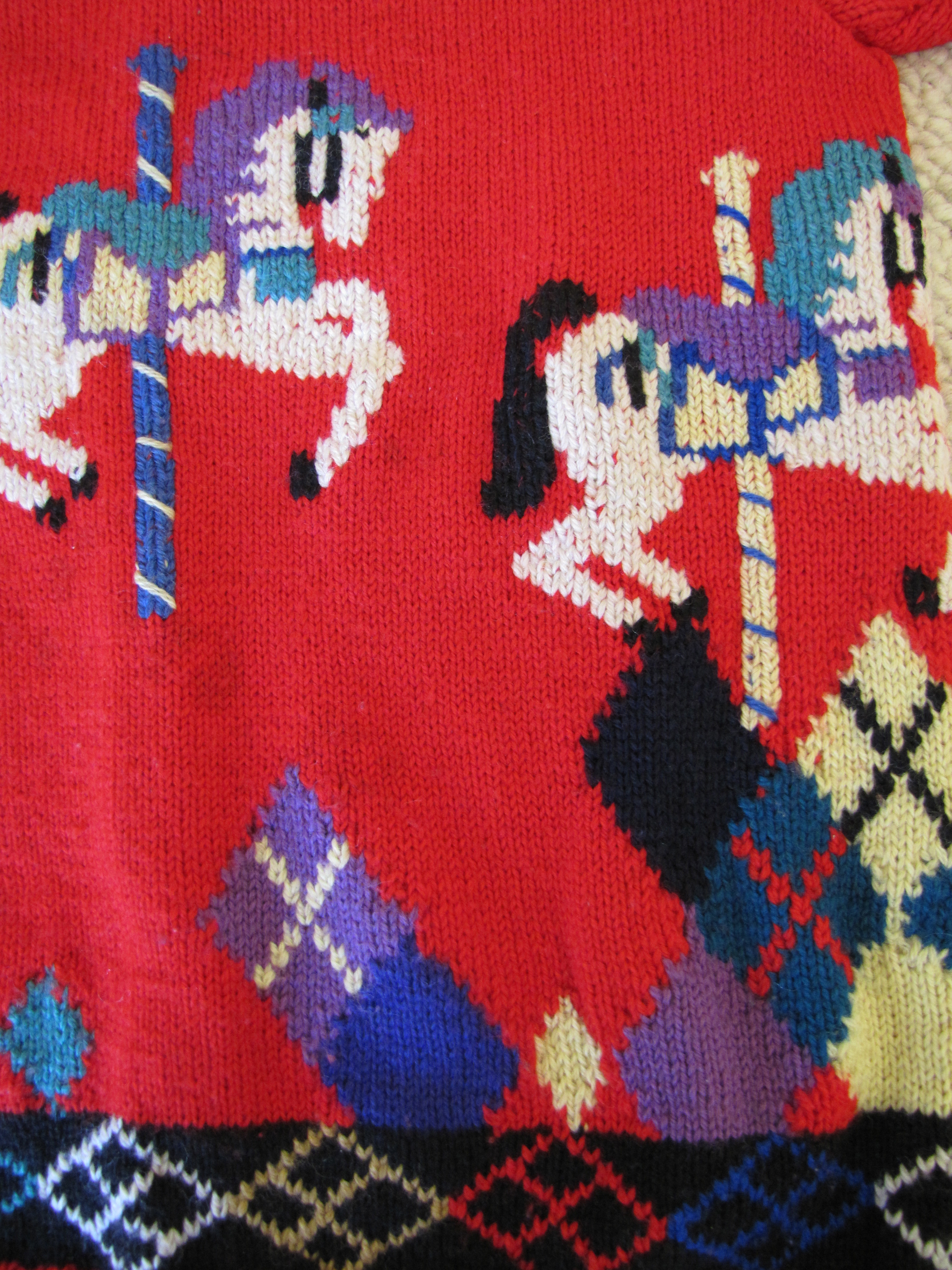 Vintage Hand Knit Berek Wool Sweaters