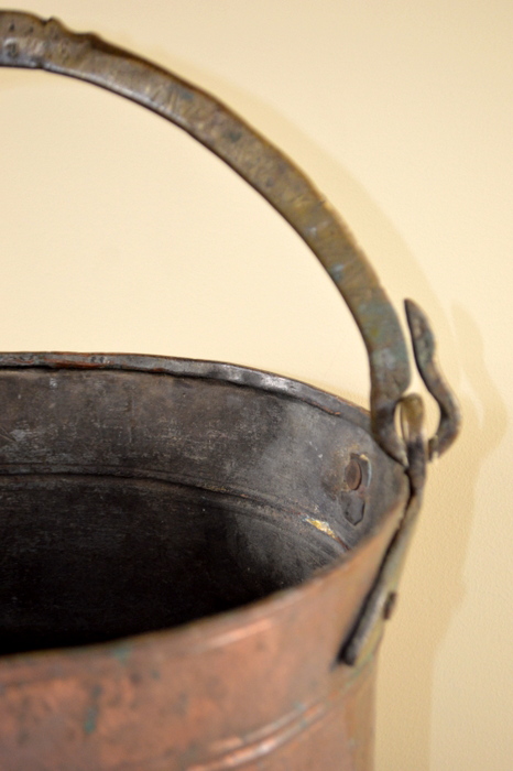 Antique Copper Kettle with Handle