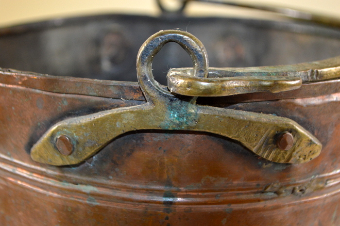 Antique Copper Kettle with Handle