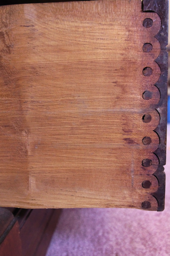 Victorian Dresser with Step Back Glove Drawers and Marble Inset to Top