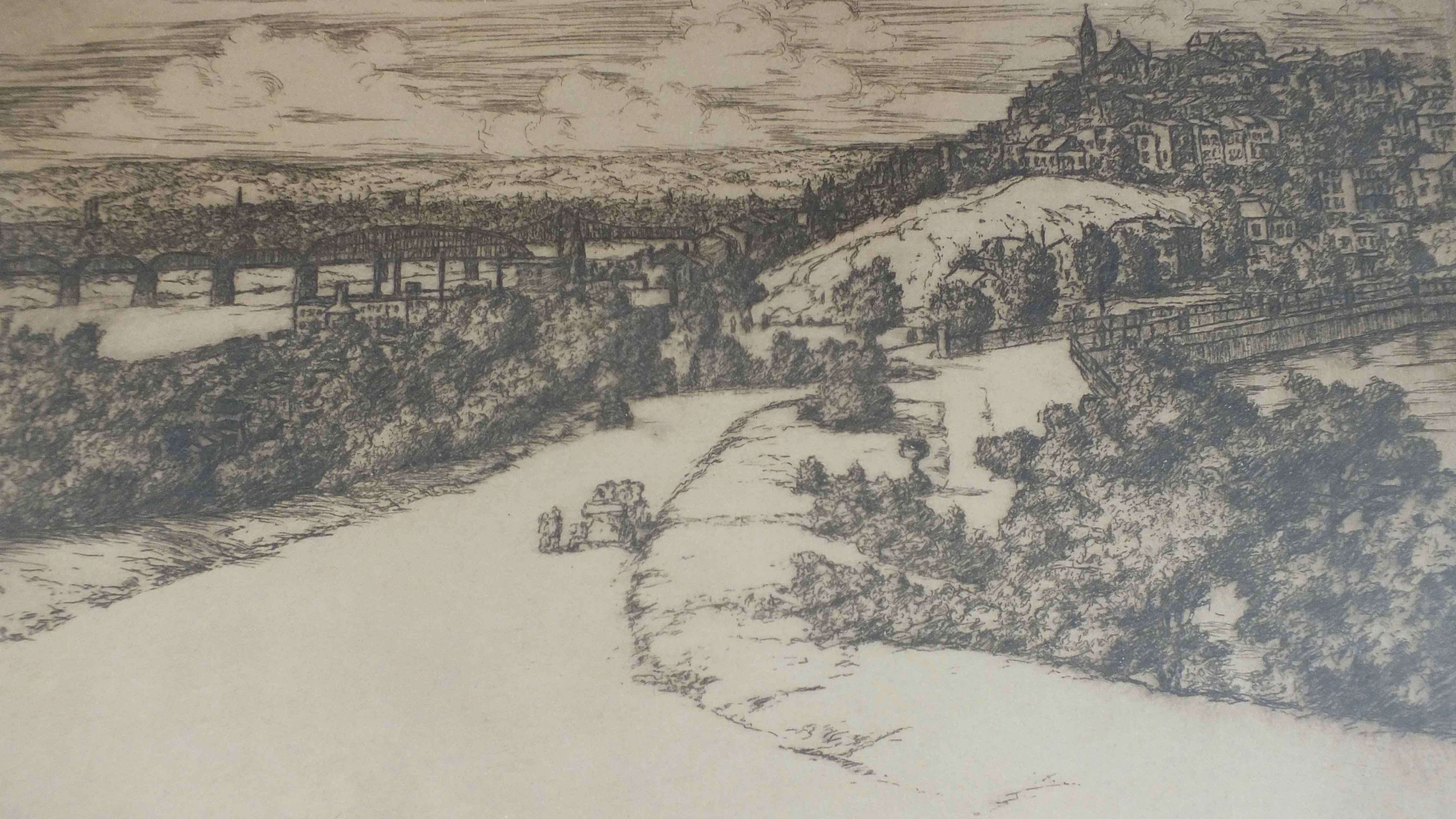 Original E.T. Hurley Etching