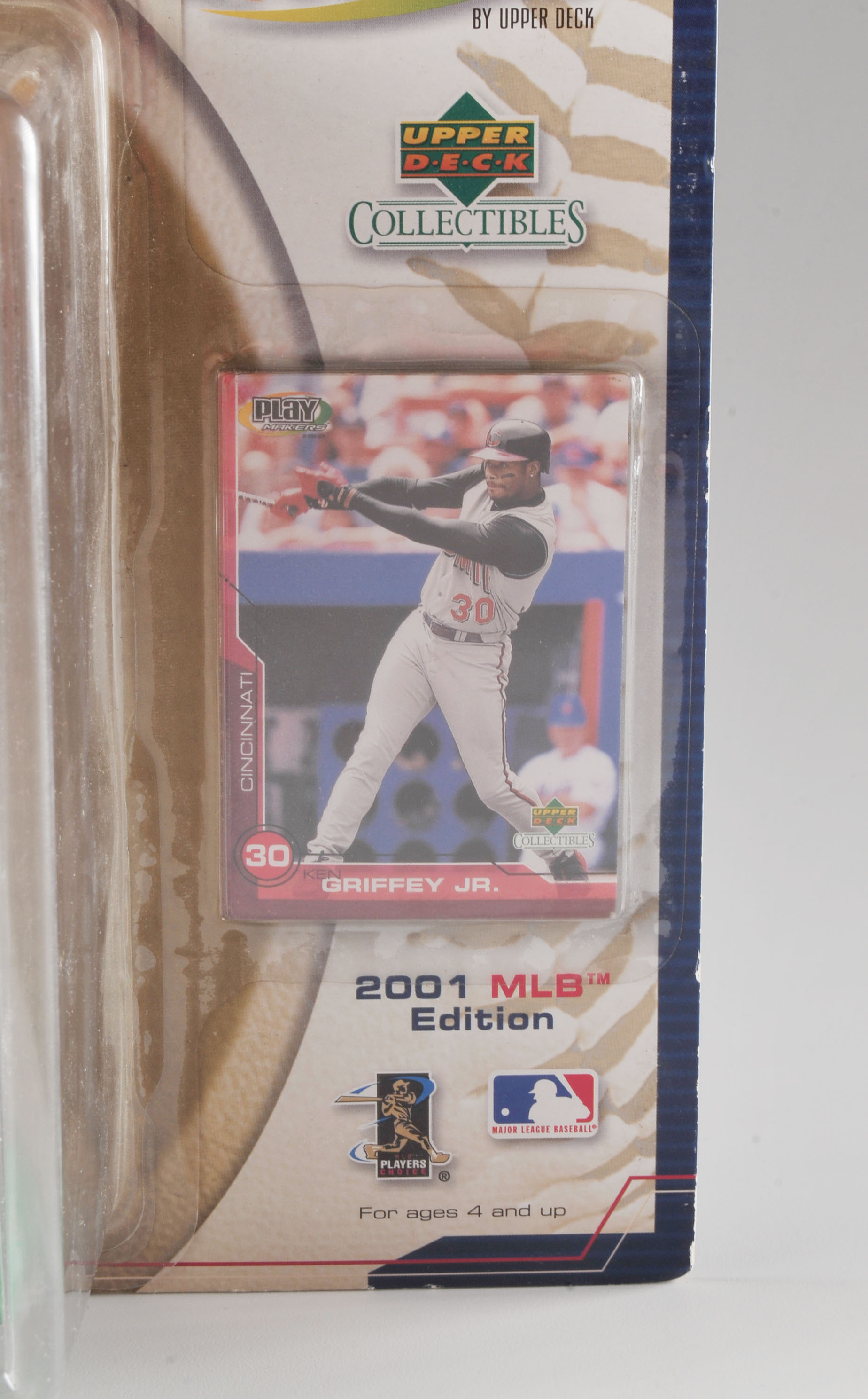 UD 2001 Ken Griffey Jr. Cincinnati Reds Bobble Head Doll With Card In Packaging