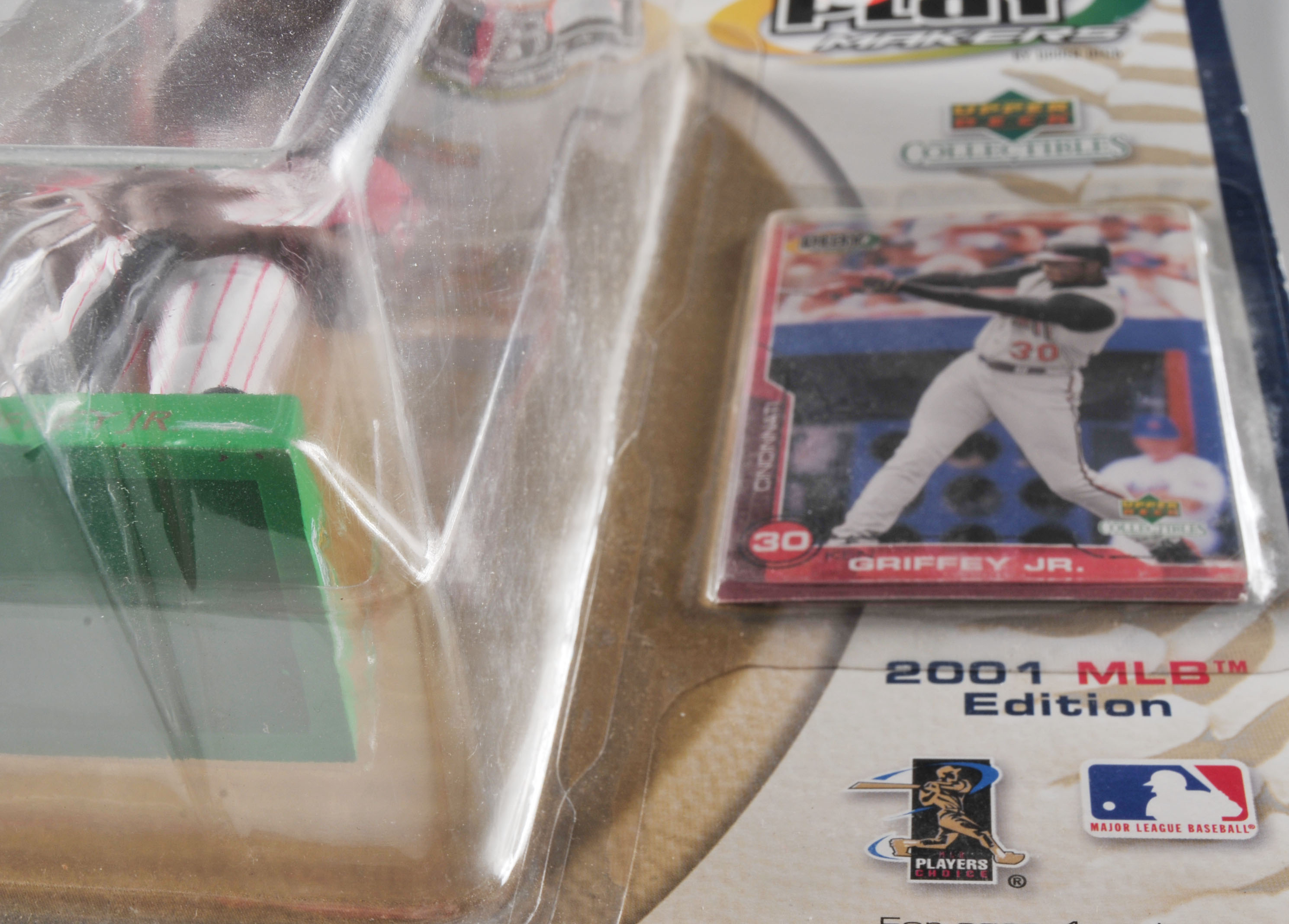 UD 2001 Ken Griffey Jr. Cincinnati Reds Bobble Head Doll With Card In Packaging