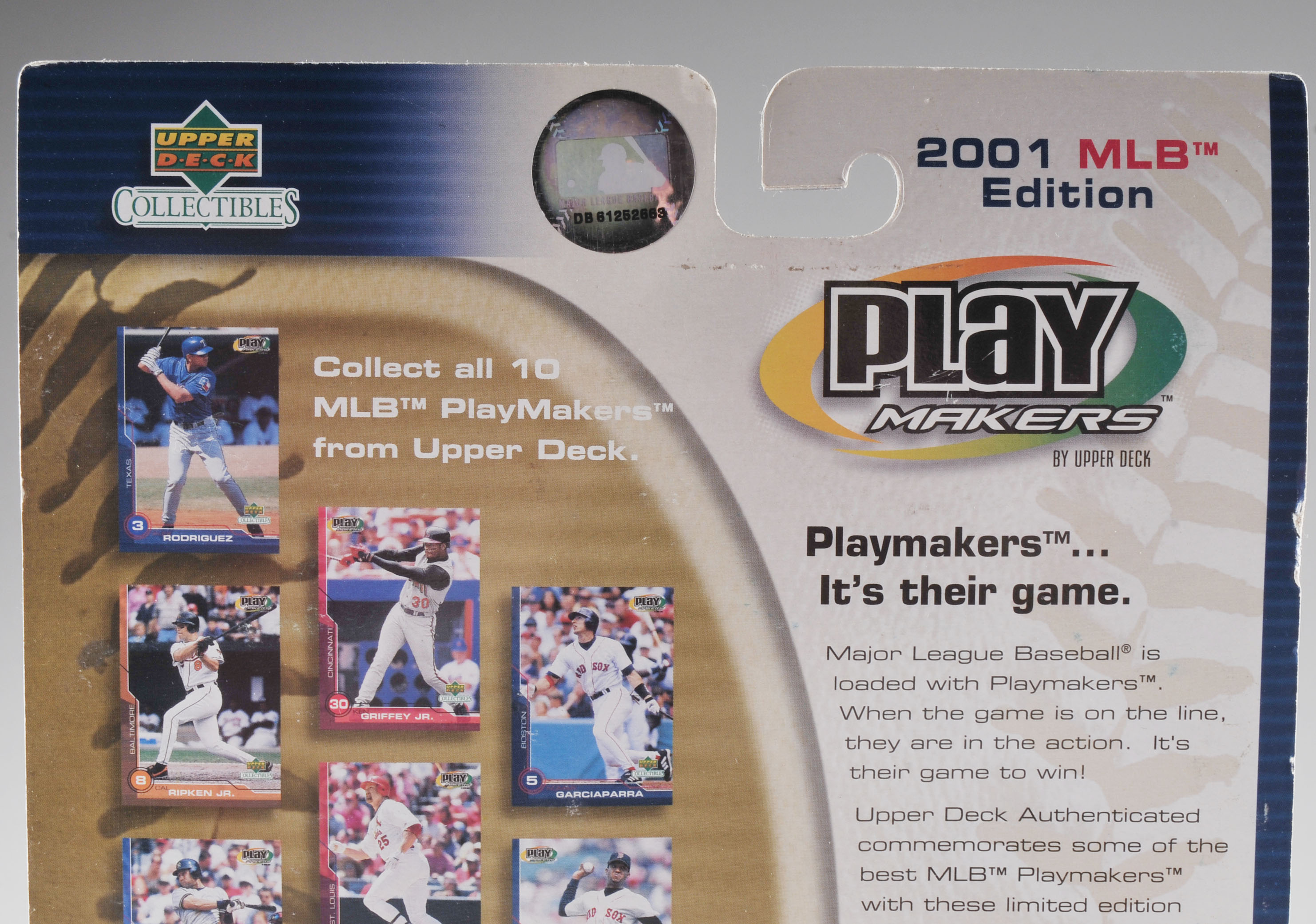 UD 2001 Ken Griffey Jr. Cincinnati Reds Bobble Head Doll With Card In Packaging