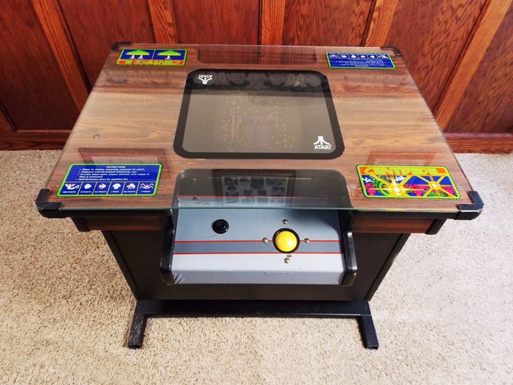 Vintage 1980 Atari Cocktail Table Arcade Game "Centipede"