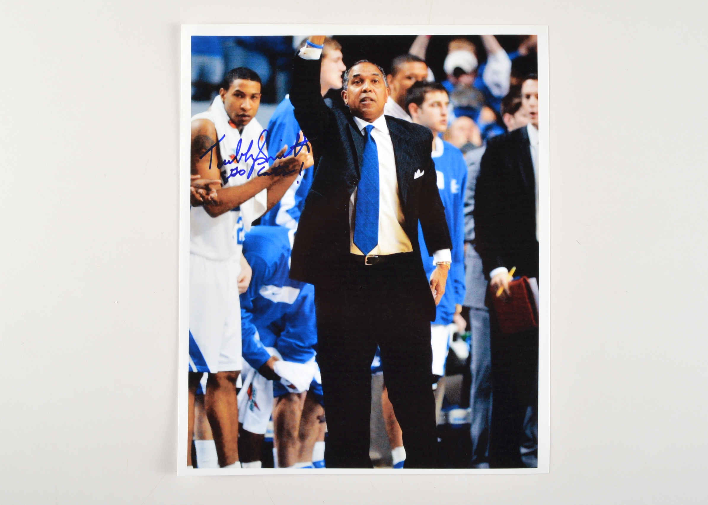 Tubby Smith Autographed University of Kentucky Basketball Photo