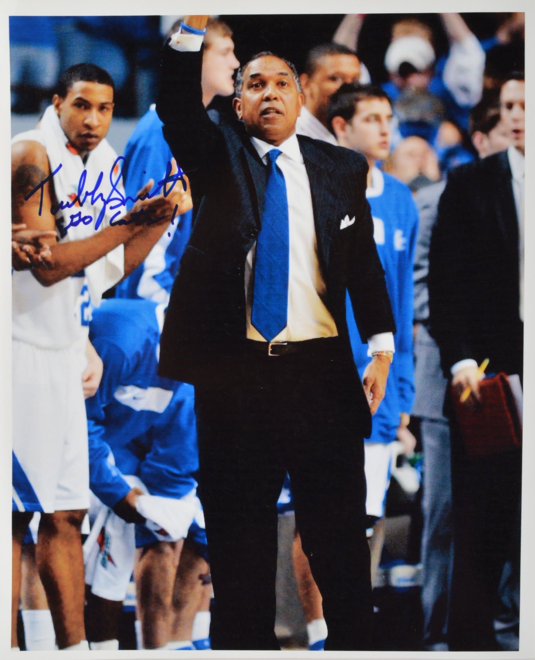 Tubby Smith Autographed University of Kentucky Basketball Photo