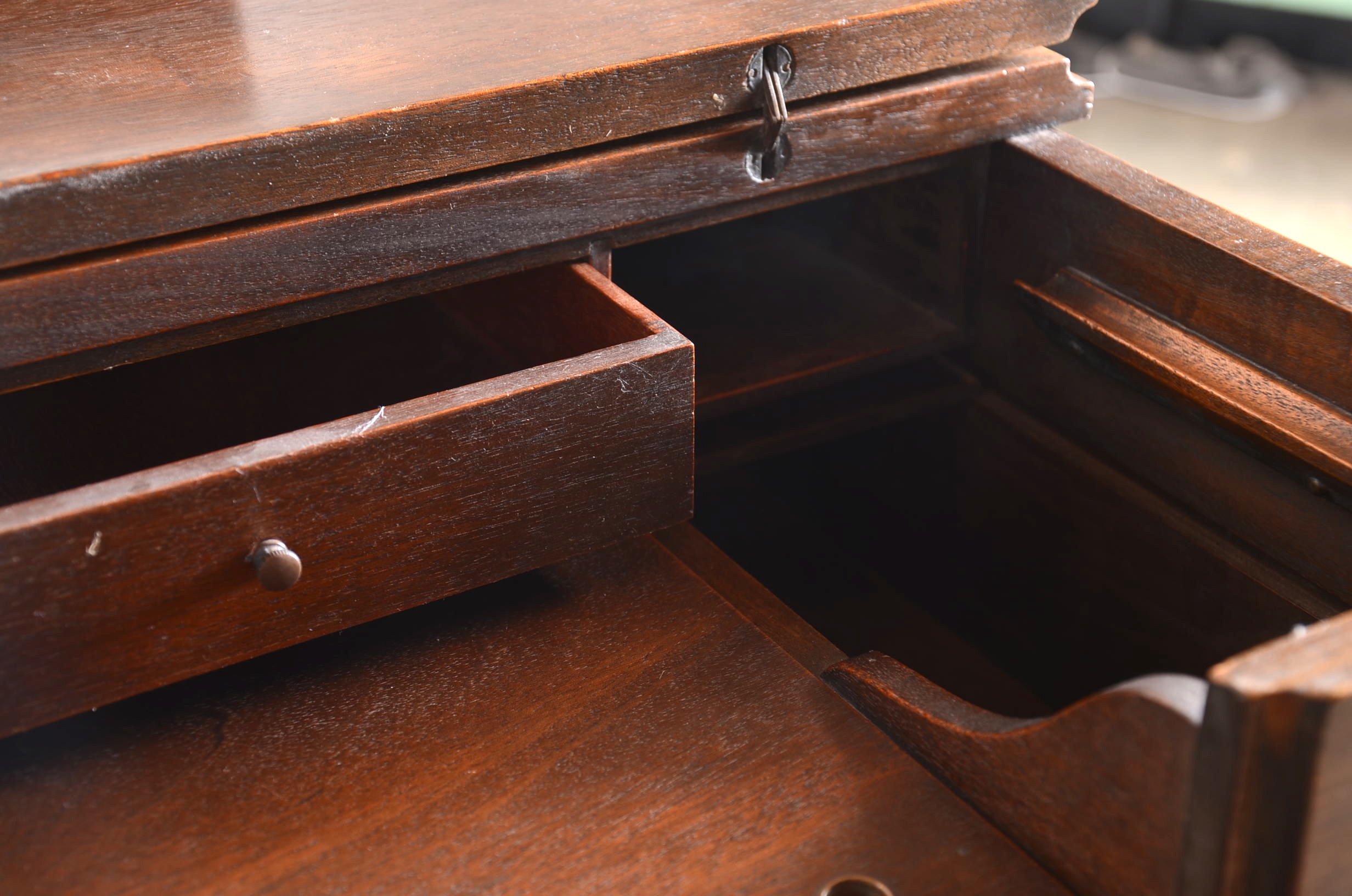Vintage Mahogany Spinet Desk