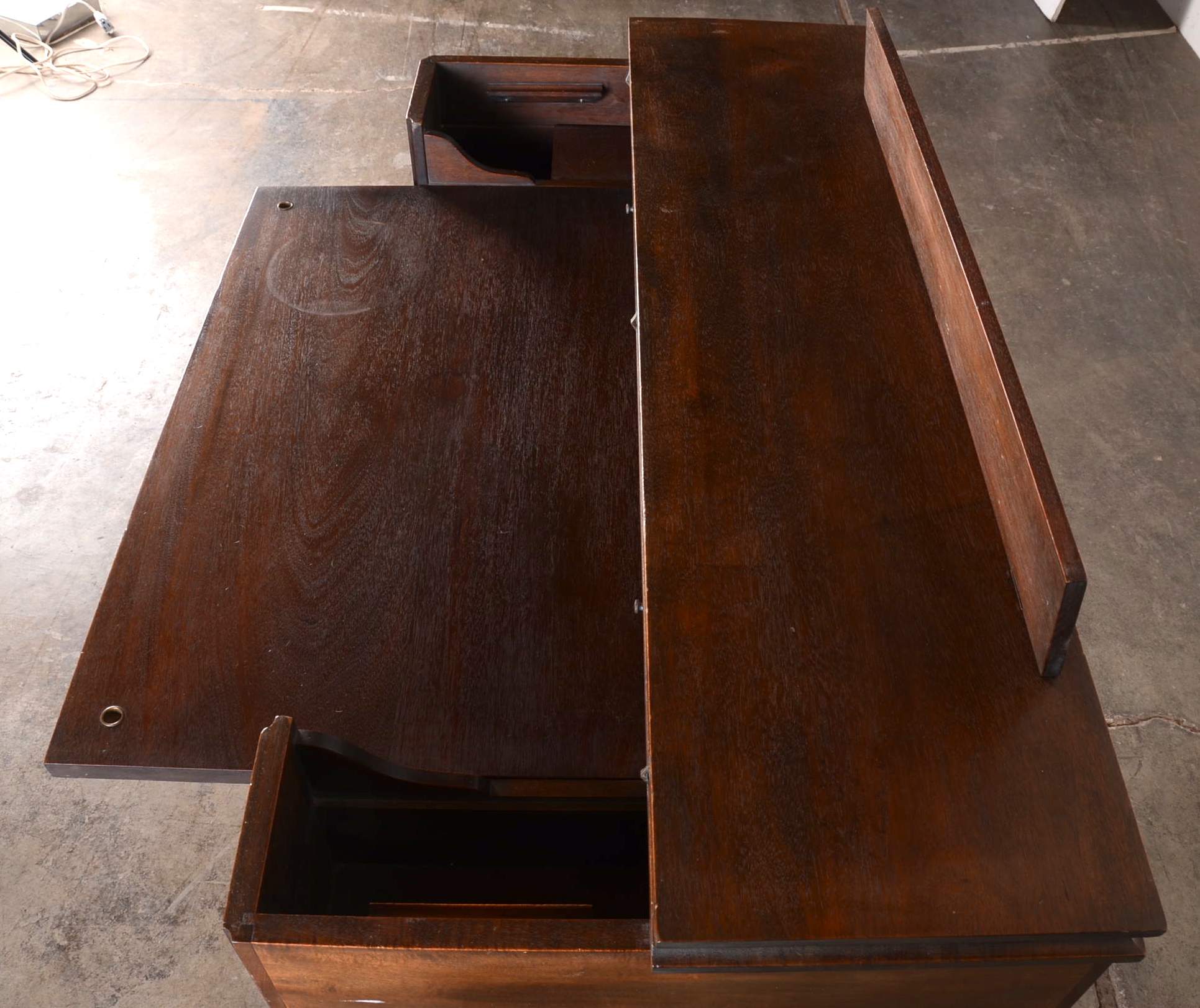 Vintage Mahogany Spinet Desk