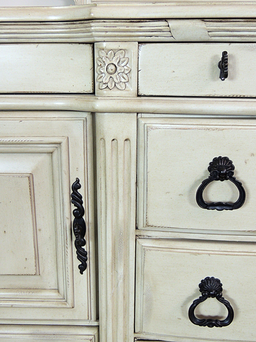 Laura Ashley Home Dresser and Mirror French Country Style