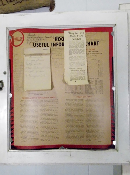 White Washed Original Hoosier Cabinet