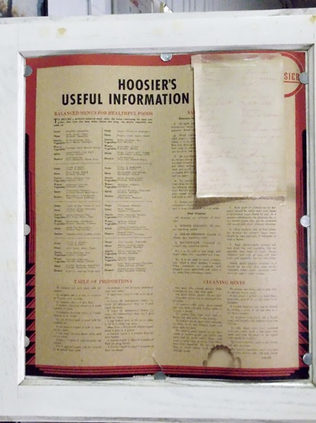 White Washed Original Hoosier Cabinet