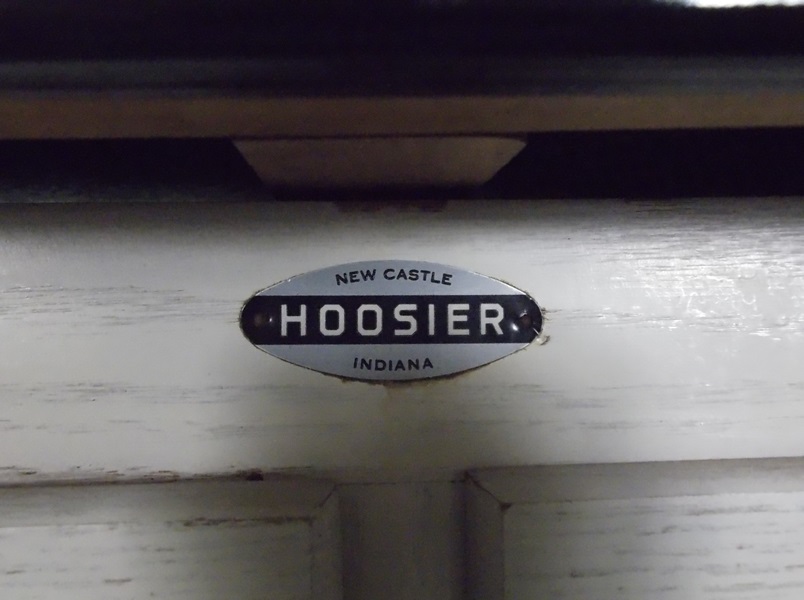 White Washed Original Hoosier Cabinet