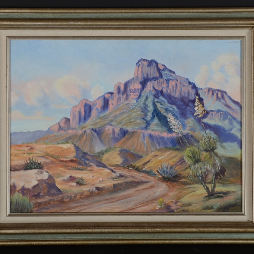 Eugene Thurston Southwest "El Capitan" Oil Painting