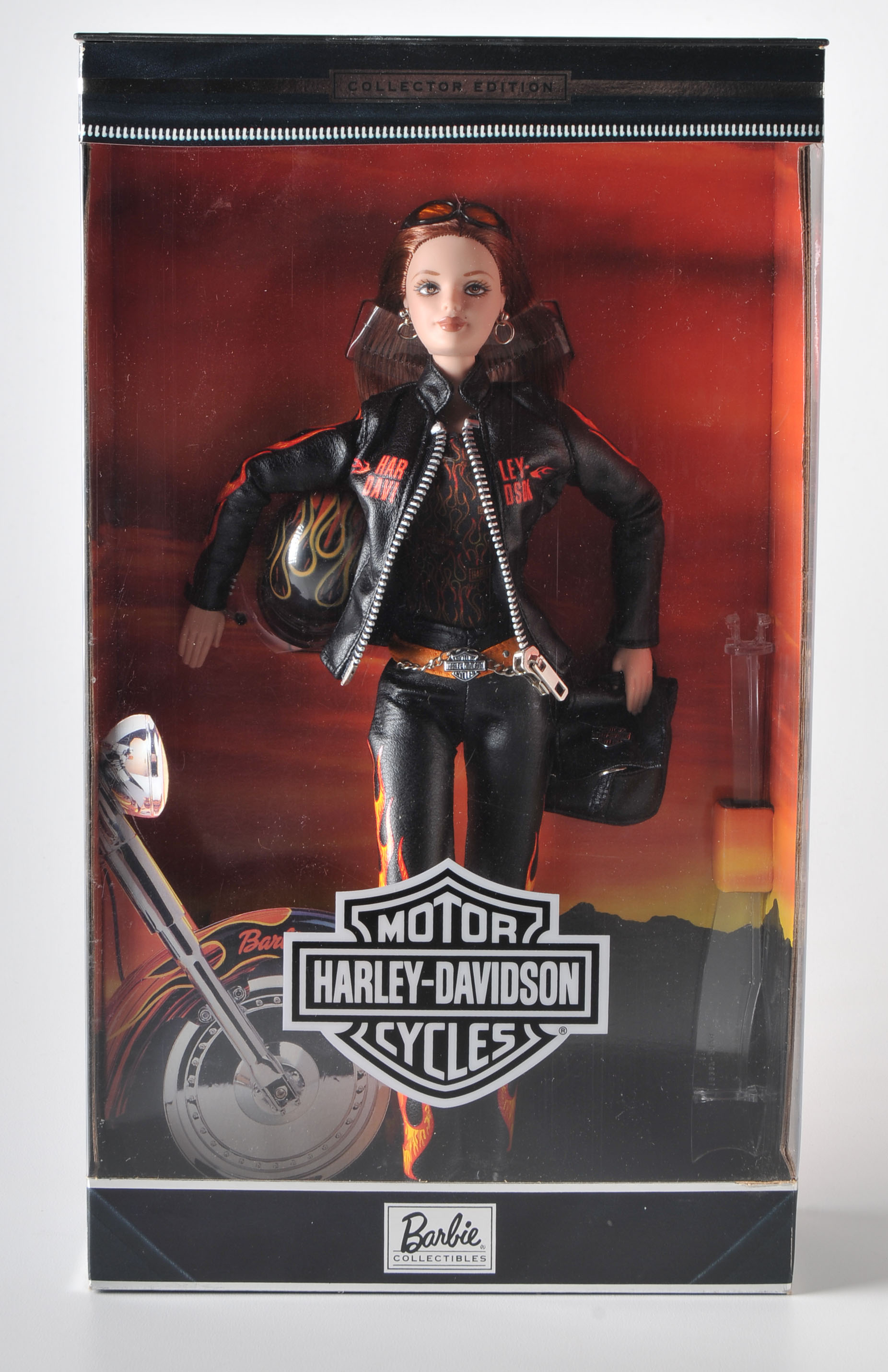 Pair of Harley Davidson Barbie Dolls