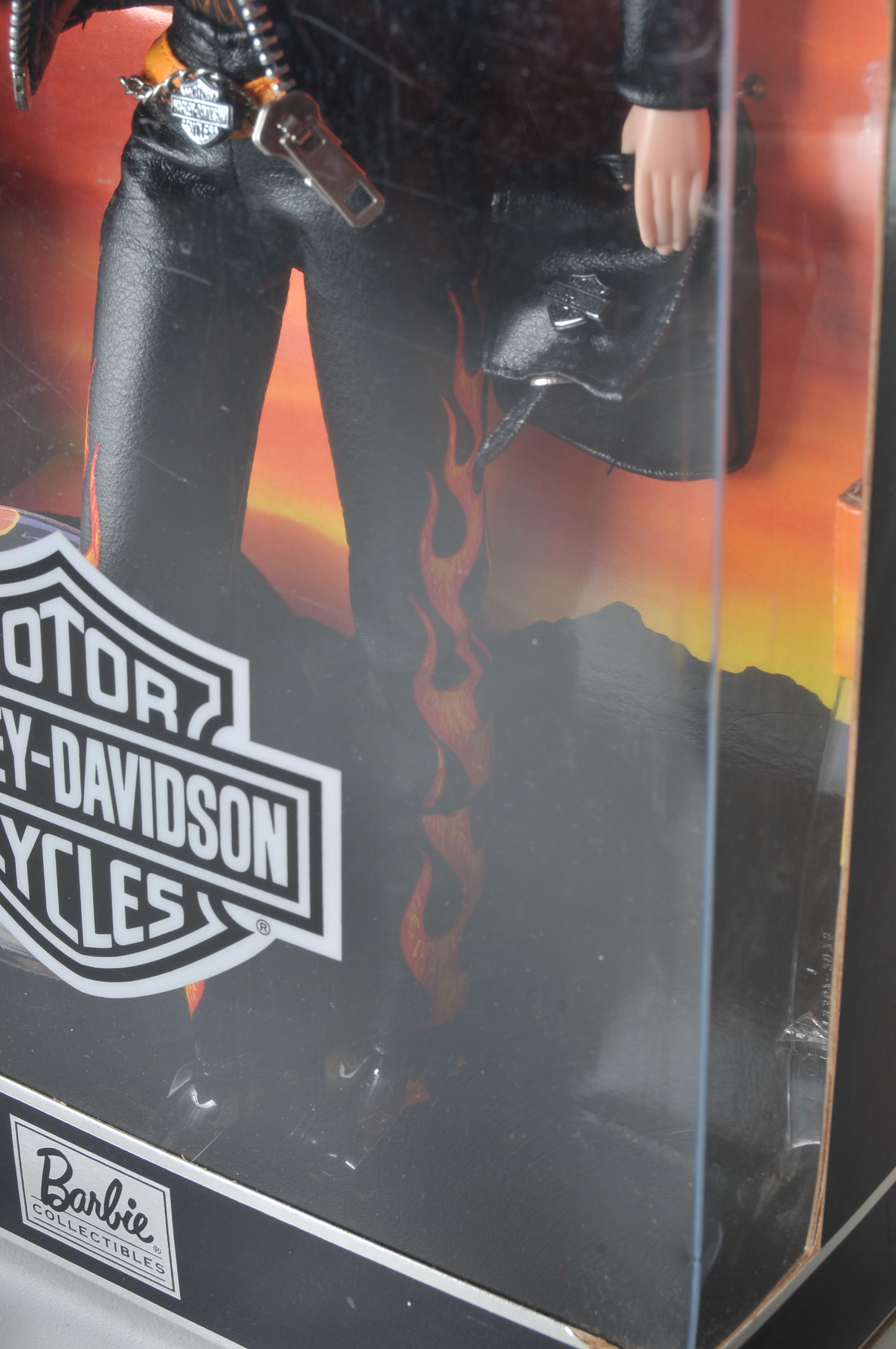 Pair of Harley Davidson Barbie Dolls