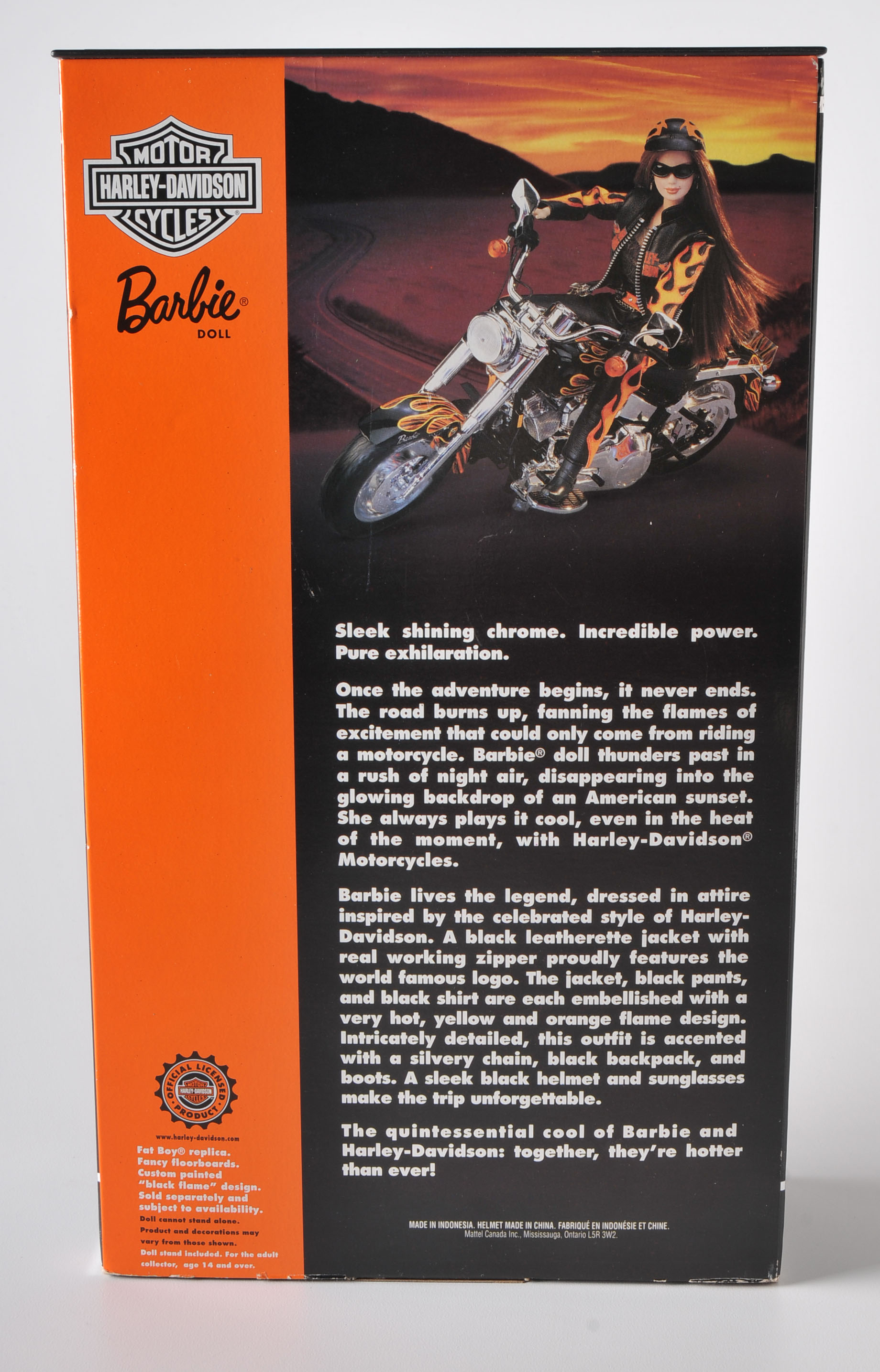 Pair of Harley Davidson Barbie Dolls