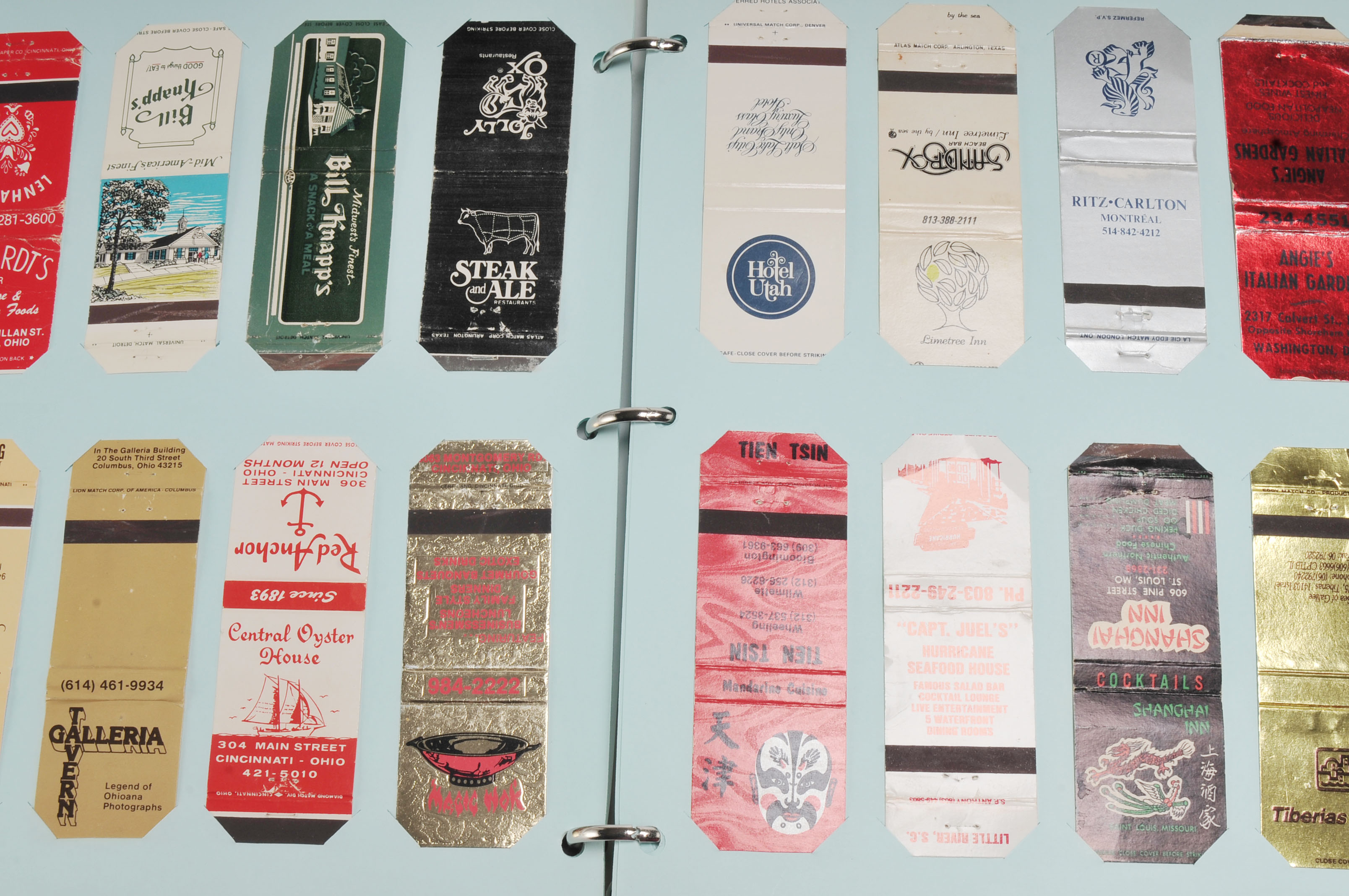 Vintage Matchbook Album