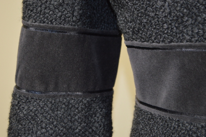 Tory Burch Grey Tweed Overcoat - Size 4