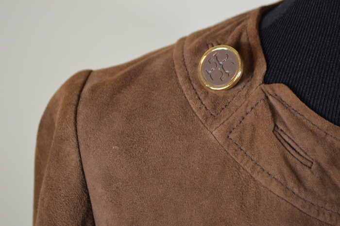 Tory Burch Cute Brown Suede Jacket Size 4