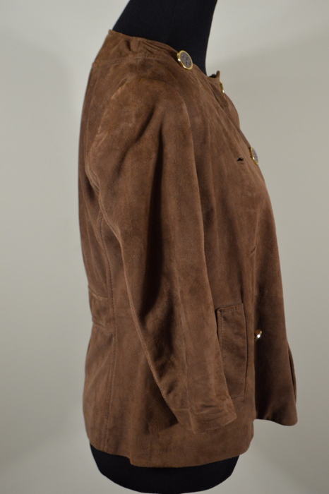 Tory Burch Cute Brown Suede Jacket Size 4