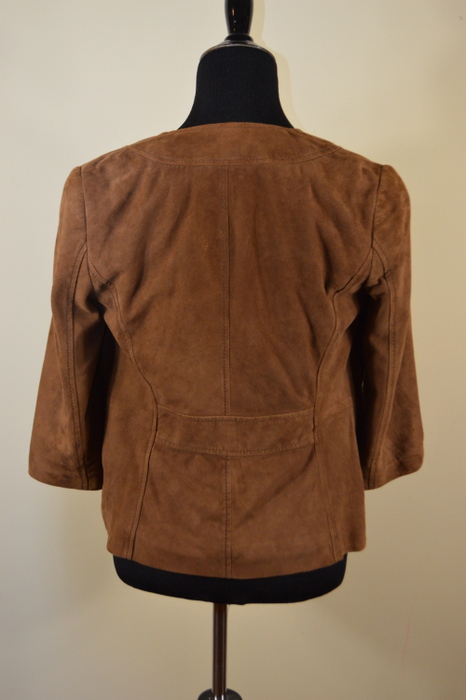 Tory Burch Cute Brown Suede Jacket Size 4